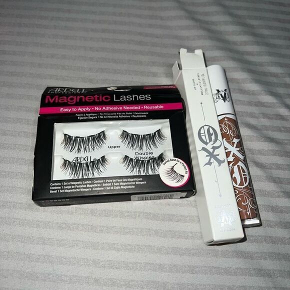 💖 5/$40 beauty bundle; KVD lip gloss and Ardell magnetic lashes - Picture 1 of 3